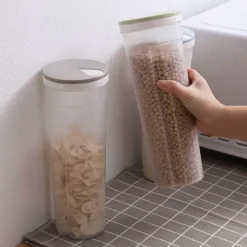 Space Savvy Küche & Esszimmer-Spaghetti-Nudel-Aufbewahrungsbehälter - Lebensmittel-Organizer-Box