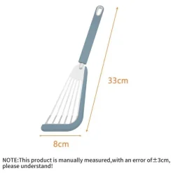 Tom Küche & Esszimmer-Spatel-Set aus Silikon und Edelstahl – hitzebeständige Kochutensilien