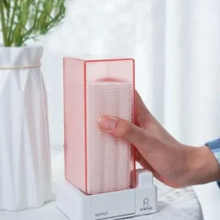 Tranquil Waters Badezimmer|Heimwerkzeuge-Spender für Make-up-Wattepads – Aufbewahrungsbox für Kosmetik-Organizer