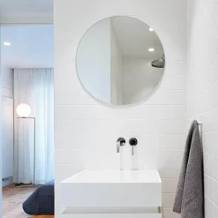 The Blissful Bath Badezimmer-Spiegel Wandaufkleber - Reflektierender Wohndekor Aufkleber