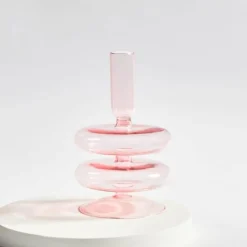 Willow u0026 Whim Wohndeko-Spiralförmige Kerzenhalter – Modernes geometrisches Dekor