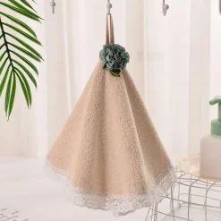 Tom Küche & Esszimmer-Spitzen-Babyhandtuch – weiches, saugfähiges Küchen- und Badezimmerdekor