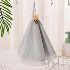 Tom Küche & Esszimmer-Spitzen-Babyhandtuch – weiches, saugfähiges Küchen- und Badezimmerdekor