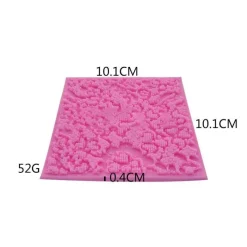 Tom Küche & Esszimmer-Spitzen-Silikonform für Kuchen, elegante Dessertdekoration zum Selbermachen