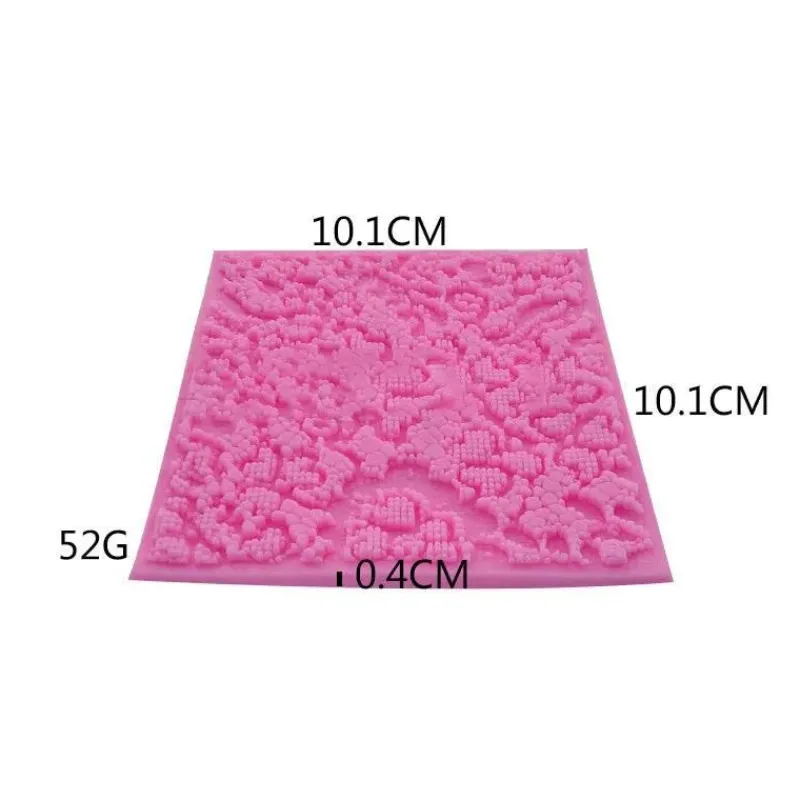 Tom Küche & Esszimmer-Spitzen-Silikonform für Kuchen, elegante Dessertdekoration zum Selbermachen