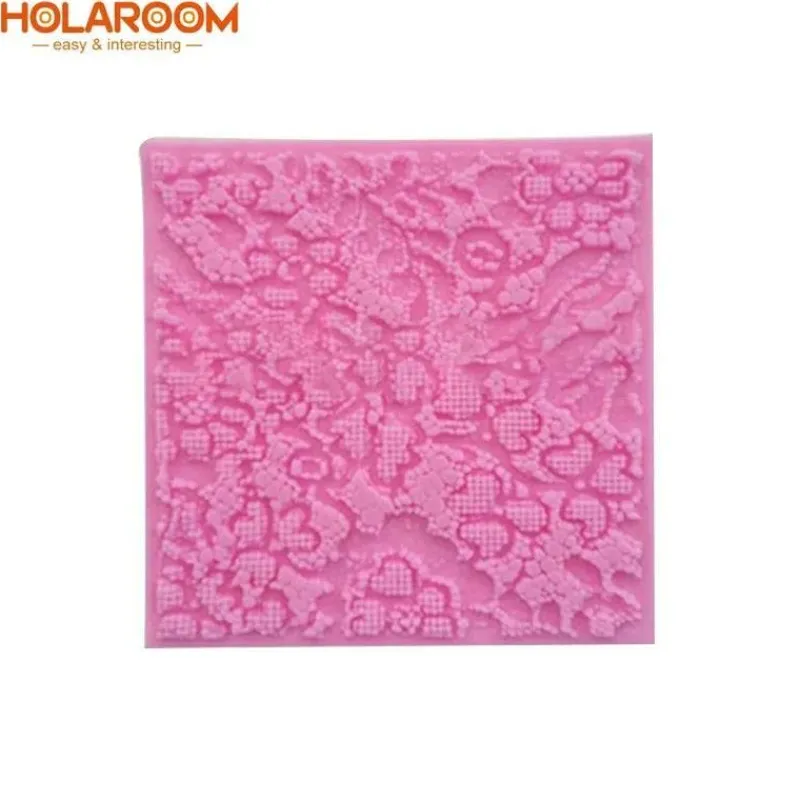 Tom Küche & Esszimmer-Spitzen-Silikonform für Kuchen, elegante Dessertdekoration zum Selbermachen