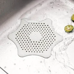 The Decor Haven Küche & Esszimmer-Spülbeckenfilter aus Silikon – Küchenabflusssieb mit Ösendesign