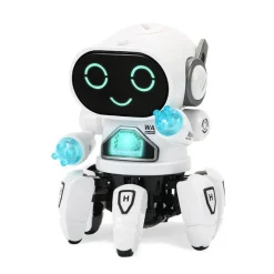 The Decor Haven Babyspielzeug-Sprachaktiviertes Roboterspielzeug – Interaktiver futuristischer Spielkamerad mit 6 Klauen