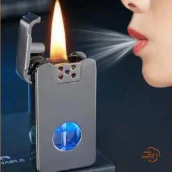 The Outdoor Vault Camping Im Freien|Outdoor-Artikel-Sprachgesteuertes Smart-Feuerzeug - Zündgerät aus Metall