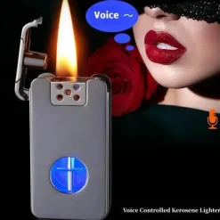 The Outdoor Vault Camping Im Freien|Outdoor-Artikel-Sprachgesteuertes Smart-Feuerzeug - Zündgerät aus Metall