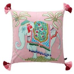 Pillow Haven Bettzeug-Staffordshire Hund Kissenbezug - Chinoiserie Dekokissen