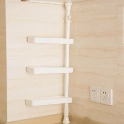 Space Savvy Küche & Esszimmer-Stanzfreier, drehbarer 3-lagiger Gewürz-Organizer für die Küche