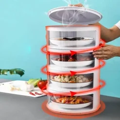 Space Savvy Küche & Esszimmer-Stapelbare transparente Vorratsbehälter für Lebensmittel – Organisationsset für die Aufbewahrung in der Küche