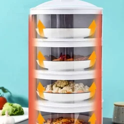 Space Savvy Küche & Esszimmer-Stapelbare transparente Vorratsbehälter für Lebensmittel – Organisationsset für die Aufbewahrung in der Küche