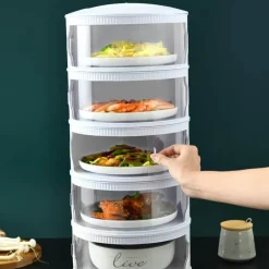 Space Savvy Küche & Esszimmer-Stapelbare transparente Vorratsbehälter für Lebensmittel – Organisationsset für die Aufbewahrung in der Küche