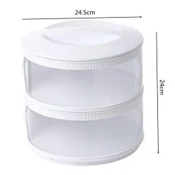 Space Savvy Küche & Esszimmer-Stapelbare transparente Vorratsbehälter für Lebensmittel – Organisationsset für die Aufbewahrung in der Küche