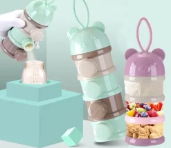 Kinder The Decor Haven Kinderwagen & Zubehör-Stapelbarer Babynahrungsbehälter – mehrschichtiges, süßes Design