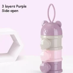 Kinder The Decor Haven Kinderwagen & Zubehör-Stapelbarer Babynahrungsbehälter – mehrschichtiges, süßes Design