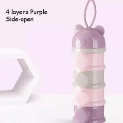 Kinder The Decor Haven Kinderwagen & Zubehör-Stapelbarer Babynahrungsbehälter – mehrschichtiges, süßes Design