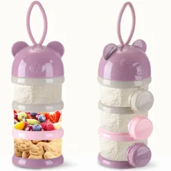 Kinder The Decor Haven Kinderwagen & Zubehör-Stapelbarer Babynahrungsbehälter – mehrschichtiges, süßes Design