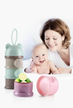Kinder The Decor Haven Kinderwagen & Zubehör-Stapelbarer Babynahrungsbehälter – mehrschichtiges, süßes Design