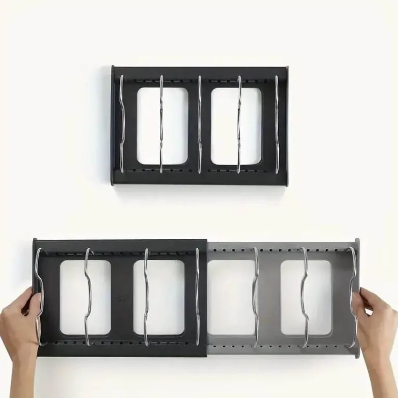 Space Savvy Küche & Esszimmer-Stapelbarer Kochgeschirr-Organizer – Aufbewahrungslösung für die Küche