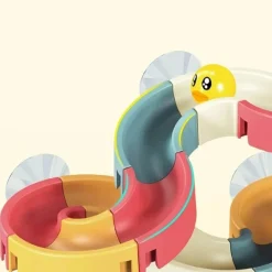 The Decor Haven Babyspielzeug-Stapelbares Badespielzeug „Enten“ – Rutsch-Badespaß für Kinder