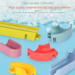 The Decor Haven Babyspielzeug-Stapelbares Badespielzeug „Enten“ – Rutsch-Badespaß für Kinder