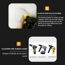 Roam Ready Outdoor-Artikel|Heimwerkzeuge-Staubsammler für elektrische Bohrmaschinen – Staubabsaugaufsatz