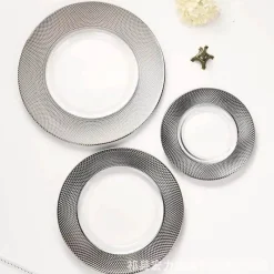 Elegance at the Table Küche & Esszimmer-Steak- und Pastateller aus Glas – Vielseitiges Essgeschirr