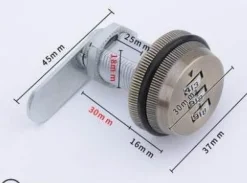 Comfort u0026 Style Gadgets Für Zuhause-3-stelliges Zahlenkombinationsschloss für Schränke – Mechanisches Sicherheitsschloss