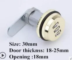 Comfort u0026 Style Gadgets Für Zuhause-3-stelliges Zahlenkombinationsschloss für Schränke – Mechanisches Sicherheitsschloss