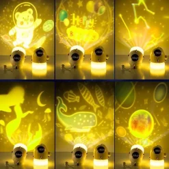 Bright Accents Beleuchtung-Sternenprojektionswecker - LED-Nachtlichtuhr