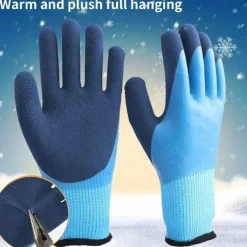 Adventure Basecamp Camping Im Freien|Outdoor & Garten-Stichfeste, wasserdichte Gartenhandschuhe – langlebige Arbeitshandschuhe für den Garten