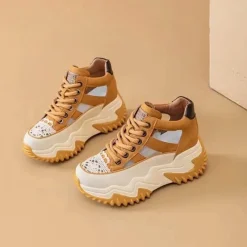 Damen Wilderness Haven Damenschuhe-Stilvolle, atmungsaktive High-Top-Schuhe mit Hohlsohle