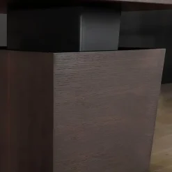 The Lounge Loft Möbel-Stilvoller Büroschreibtisch aus Eiche – Eleganter Arbeitsplatz aus Holz