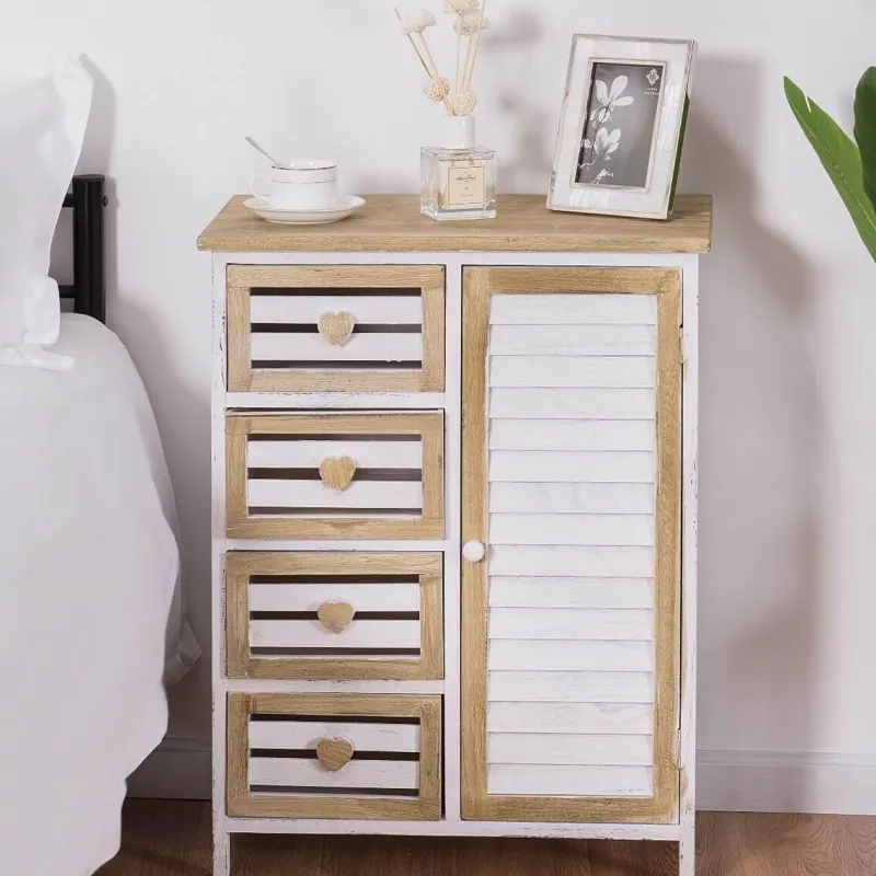 Cozy Living Küche & Esszimmer|Möbel-Stilvoller freistehender Lagerschrank aus Holz