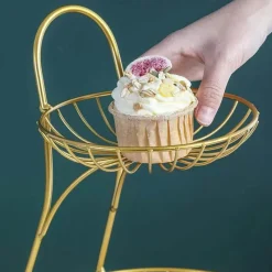 Timeless Touch Küche & Esszimmer-Stilvoller mehrschichtiger Obstkorb – elegante Aufbewahrungslösung