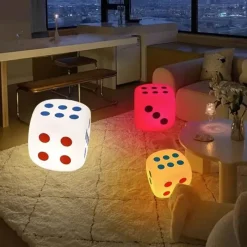 Cozy Living Beleuchtung|Möbel-Stimmungsvolle Würfel-Stehleuchte – Stilvolle Nachttischbeleuchtung