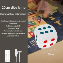 Cozy Living Beleuchtung|Möbel-Stimmungsvolle Würfel-Stehleuchte – Stilvolle Nachttischbeleuchtung