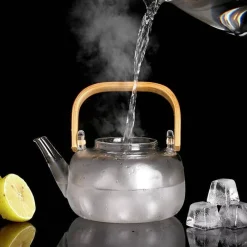 The Decor Haven Küche & Esszimmer-Östliche Teekanne – Hitzebeständiges, meditatives Teegeschirr