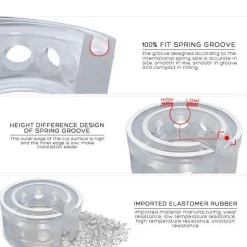 Wild u0026 Free Gear Autozubehör|Automobilindustrie-Stoßdämpferfeder für Auto-Stoßdämpfer – Komfort-Federungs-Upgrade