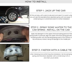 Wild u0026 Free Gear Autozubehör|Automobilindustrie-Stoßdämpferfeder für Auto-Stoßdämpfer – Komfort-Federungs-Upgrade