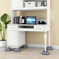 The Blissful Bath Gadgets Für Zuhause|Badezimmer-Stoßdämpfermatten für Waschmaschinen – 4-teiliges Anti-Rutsch-Set