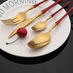 Cutlery Craft Küche & Esszimmer-Stohrer Edelstahl-Besteckset – Edles Essbesteck