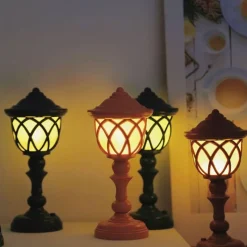 The Light Loft Beleuchtung-Straßenlaternen-Nachtlicht – einzigartige dekorative Tischlampe