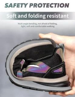 Wilderness Haven Outdoor-Artikel|Camping Im Freien-Strapazierfähige, atmungsaktive Sicherheitsschuhe – Arbeitsschuhe für alle Jahreszeiten