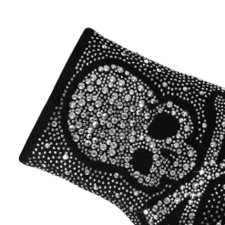 Damen Wilderness Haven Damenschuhe-Strass-Totenkopf High Heels - Tiger Gleam Fashion Footwear