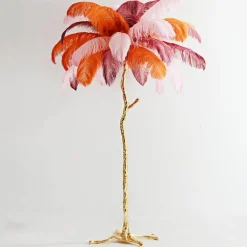 Comfort u0026 Style Beleuchtung-Straußenfeder-Stehlampe - Nordische Luxusbeleuchtung