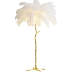 Comfort u0026 Style Beleuchtung-Straußenfeder-Stehlampe - Nordische Luxusbeleuchtung